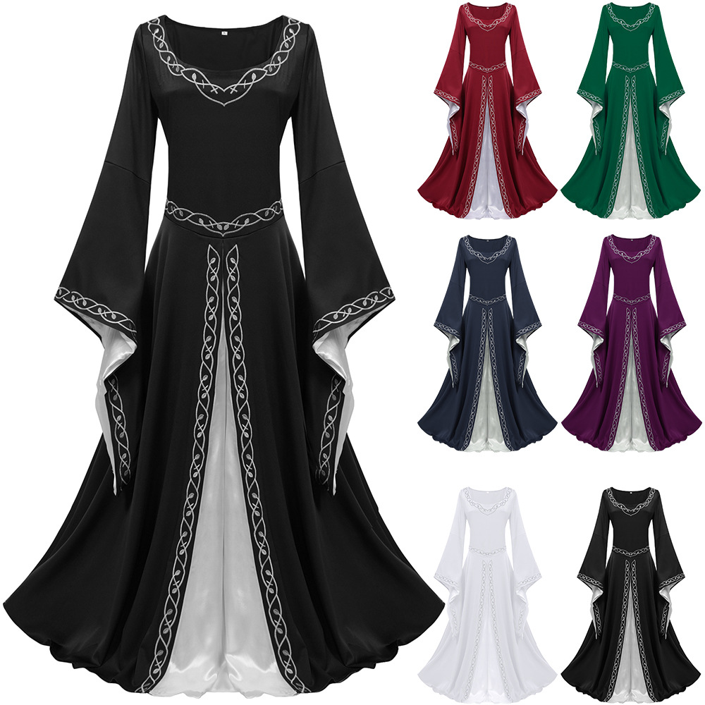 Ethnic Gown - 위시 할로윈 코트 파티 롱 플로어-길이