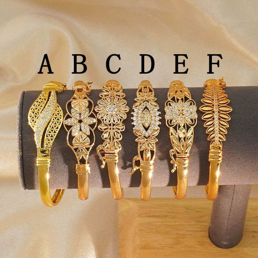 Ethnic Fashion In Dubai - 1Pcs 두바이 꽃 지르코늄 상감 스톤