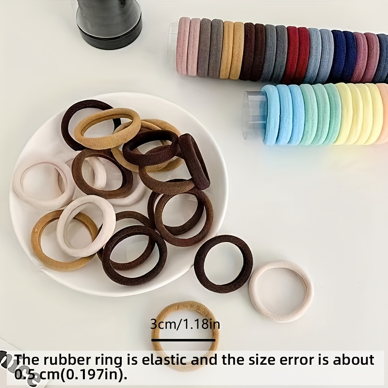 50/100개 보헤미안 스타일 심리스 탄성 헤어 타이  - Ethnic Fashion Accessories 리뷰 및 가격