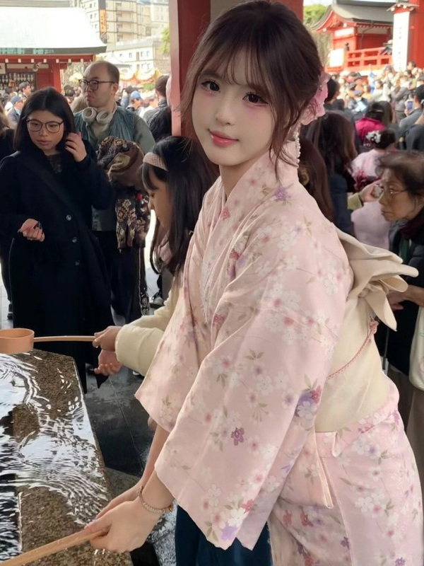 전통 일본식 기모노 스타일 사진 촬영 의상 소녀용 여름 - Ethnic Fashion Photography 리뷰 및 가격