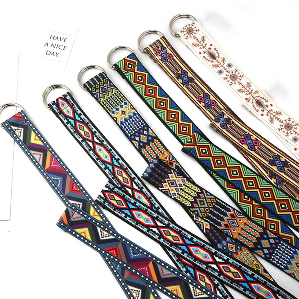 남녀공용 나일론 꼰 캔버스 더블 링 버클, 에스닉 스타 - Men'S Ethnic Fashion Trends 리뷰 및 가격