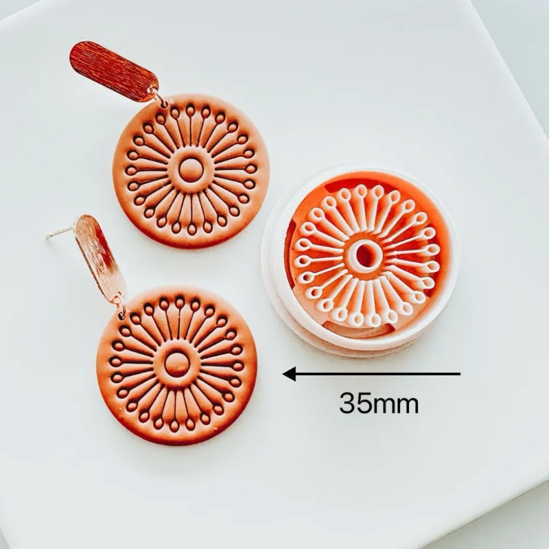 뜨거운 보헤미안 스타일 폴리머 클레이 커터 깃털 팬 연 - Ethnic Fashion Jewellery 리뷰 및 가격