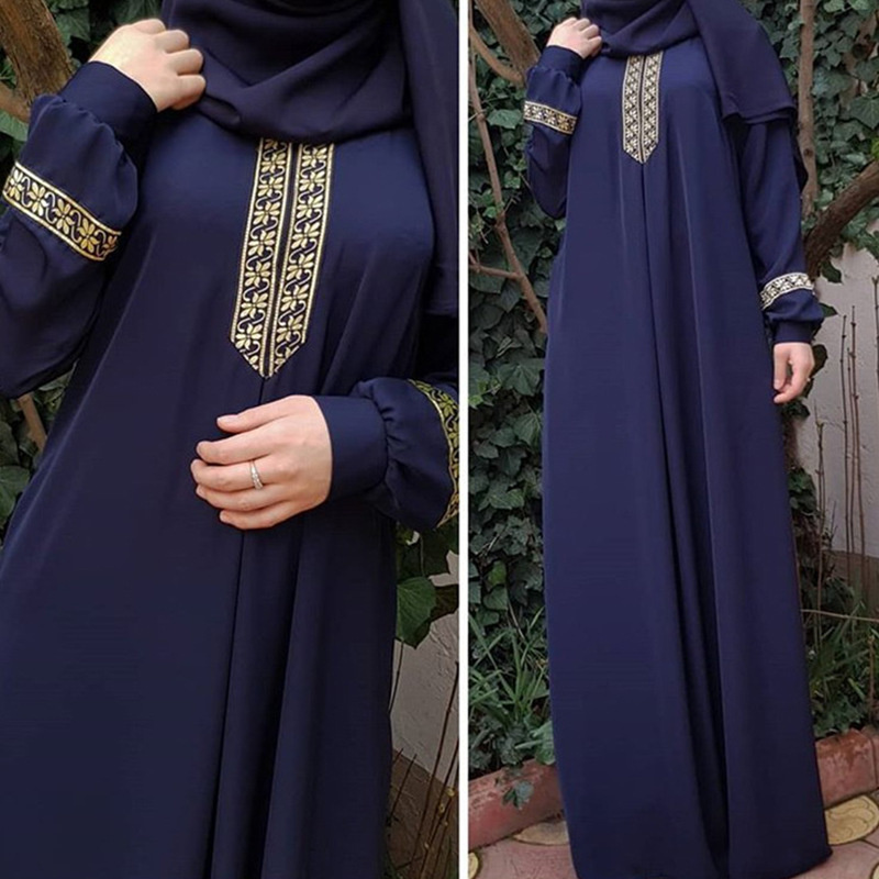 이슬람 민족 스타일 인쇄 Abayas 플러스 사이즈 두 - Ethnic Fashion In Dubai 리뷰 및 가격