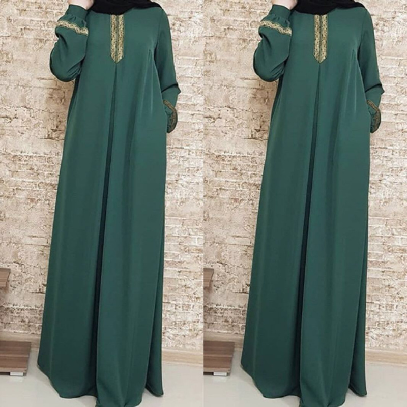 이슬람 민족 스타일 인쇄 Abayas 플러스 사이즈 두 - Ethnic Fashion In Dubai 리뷰 및 가격