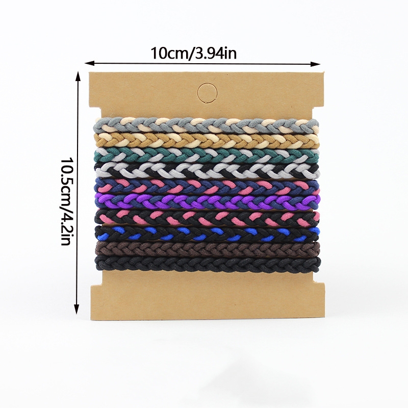 10개 보헤미안 스타일 헤어 타이 팔찌, 손상 없는 헤 - Ethnic Fashion Accessories 리뷰 및 가격