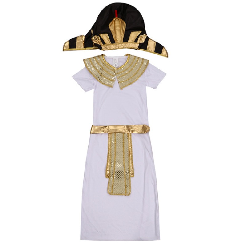 어린이 이집트 파라오 왕 의상 민족 테마 역할극 드레스 - Ethnic Gown 리뷰 및 가격