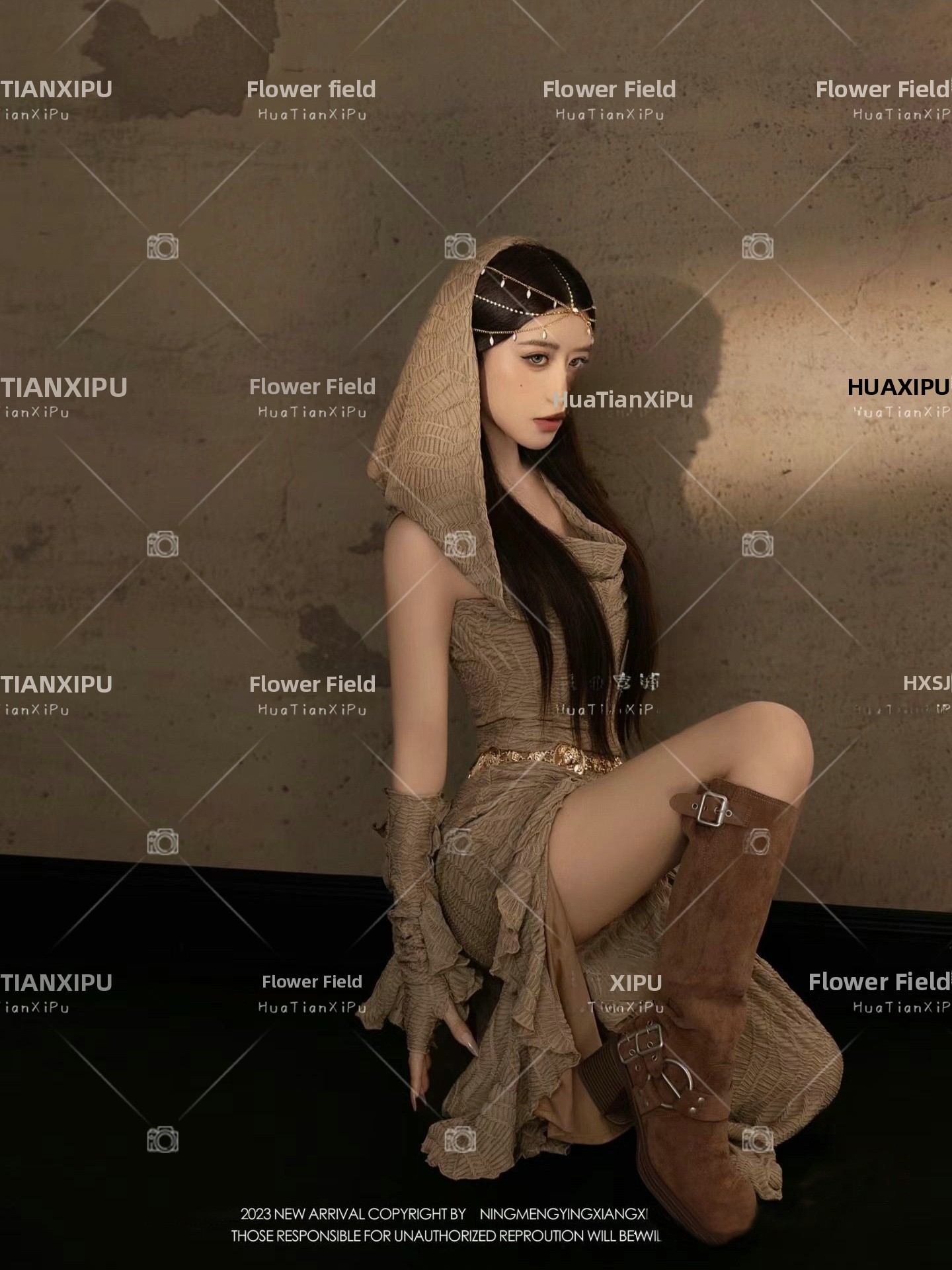 새로운 사막 공주 스타일 사진 촬영 의류 여행 촬영 민 - Ethnic Fashion Photography 리뷰 및 가격