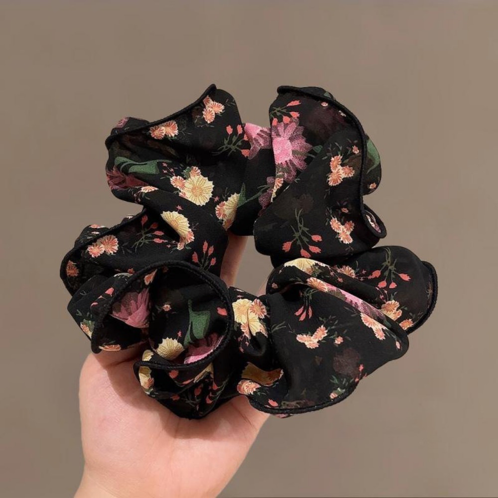 1pc 패션 빈티지 다크 플로럴 쉬폰 Boho-Insp - Ethnic Fashion Accessories 리뷰 및 가격