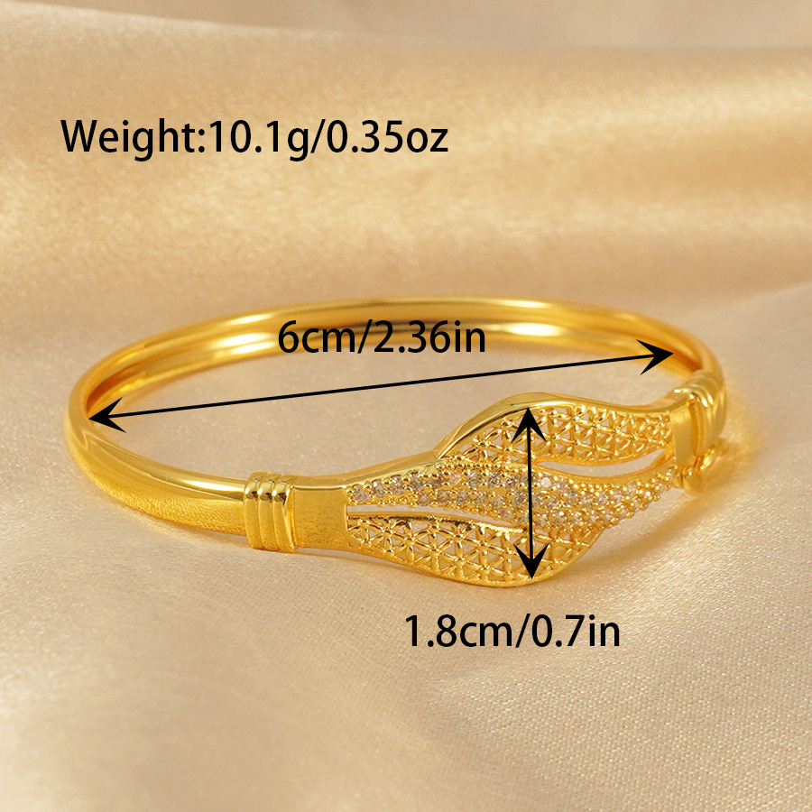 1Pcs 두바이 꽃 지르코늄 상감 스톤 팔찌, 아프리카 - Ethnic Fashion In Dubai 리뷰 및 가격