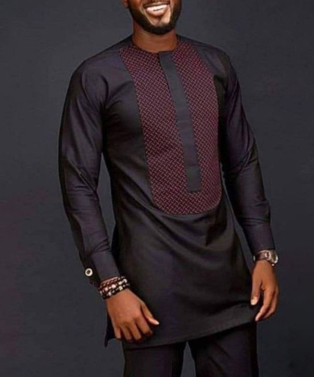 남성용 심플 캐주얼 셔츠, 에스닉 프린팅 아프리카 긴팔 - Dashiki Shirt Men 리뷰 및 가격