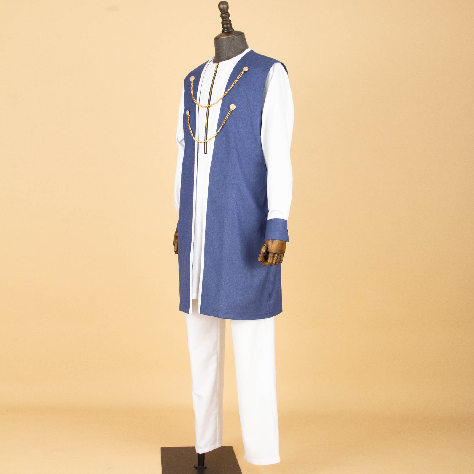 Bazin Riche 아프리카 의류 남성용, 2 체인  - Dashiki Shirt Men 리뷰 및 가격