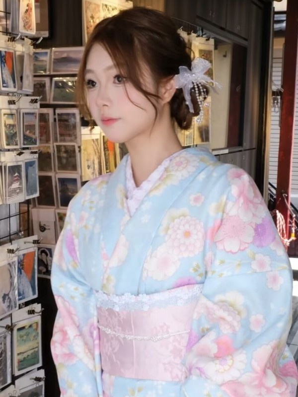 새로운 빈티지 일본 전통 기모노 사진 촬영 의상 목욕  - Ethnic Fashion Photography 리뷰 및 가격