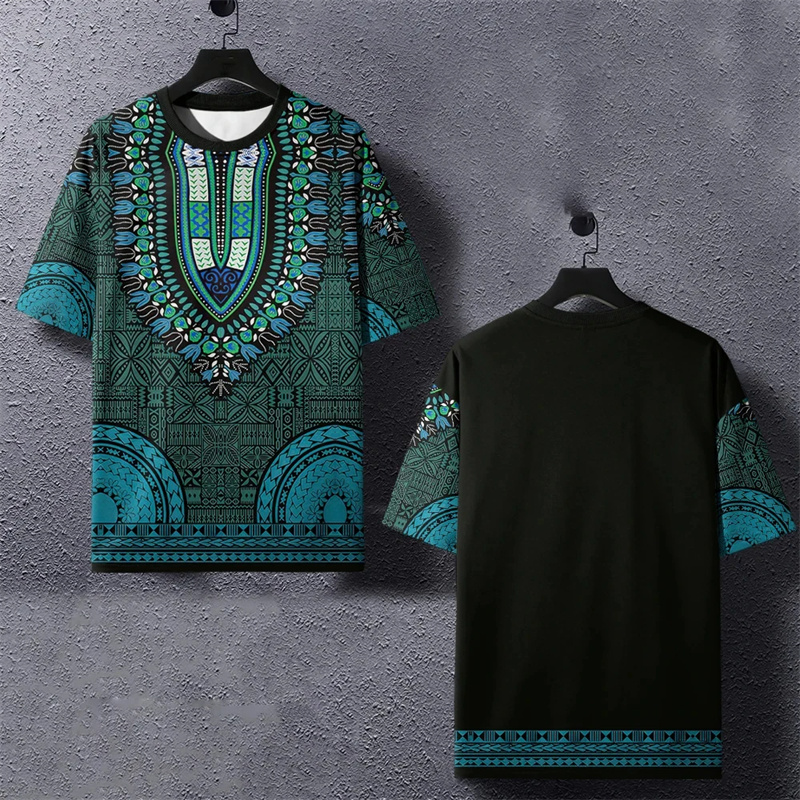 하라주쿠 3D 프린트 민족 아프리카 다시키 줄무늬 티셔 - Dashiki Shirt Men 리뷰 및 가격