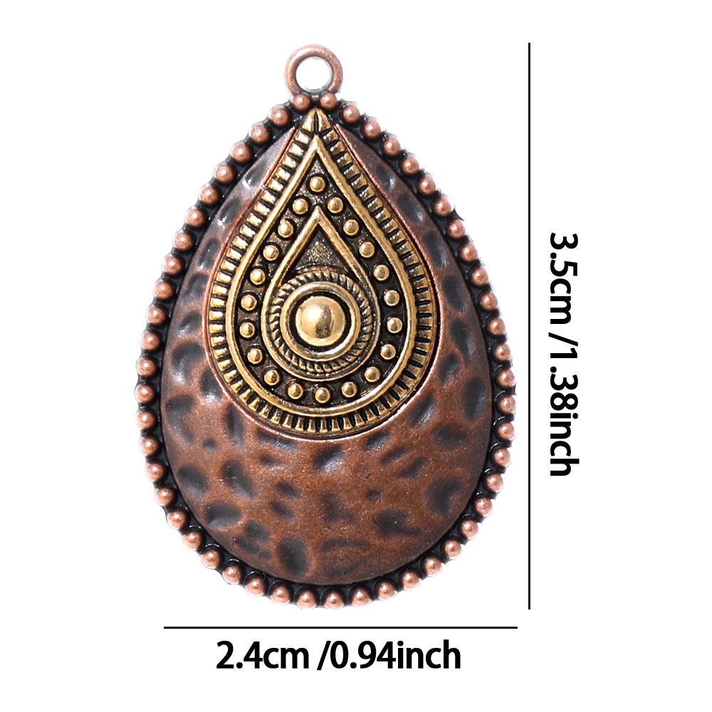레트로 빈티지 에스닉 보헤미아 눈물방울 펜던트 여성용  - Ethnic Fashion Accessories 리뷰 및 가격